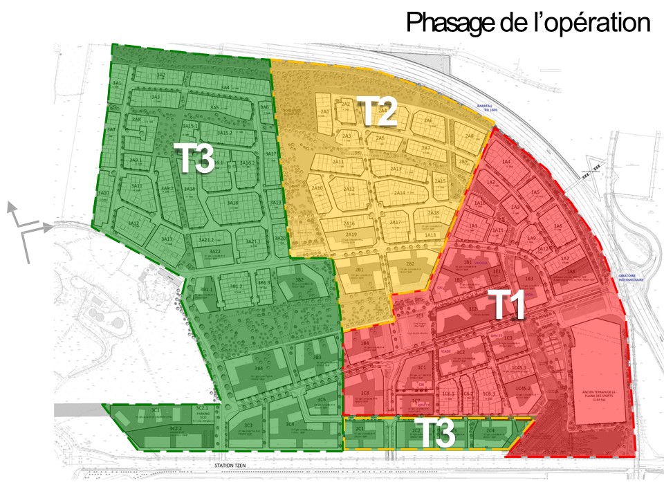 WOODI : phasage de l'opération