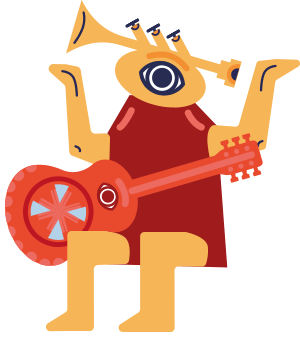 Homme Trompette-Guitare Homme Trompette-Guitare