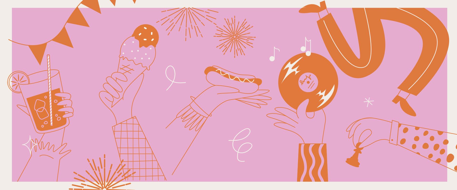 13 juillet : Guinguette et Feu d'artifice