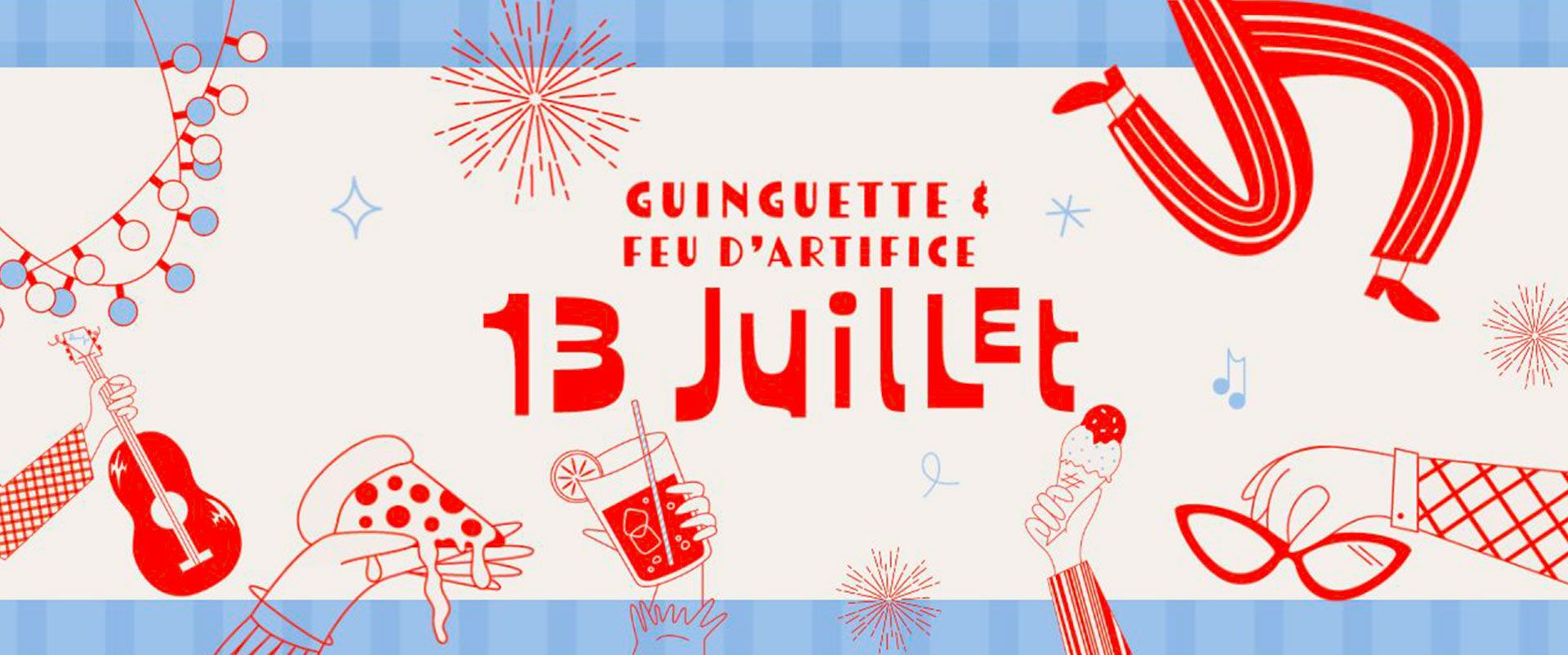 Guinguette et Feu d'artifice